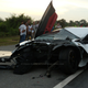 Illustration for article titled BMW crashes into Lamborghini: Before and after